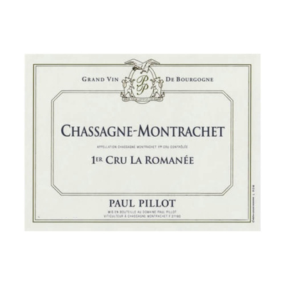 Paul Pillot Chassagne-Montrachet 1er Cru La Romanee 2020 (6x75cl)