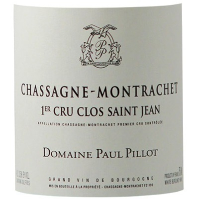 Paul Pillot Chassagne-Montrachet 1er Cru Clos Saint Jean Blanc 2016 (6x75cl)