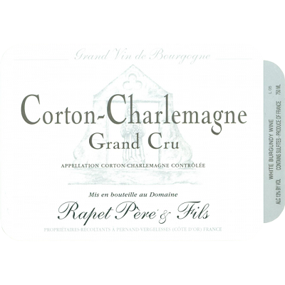 Rapet Pere & Fils Corton-Charlemagne Grand Cru 2019 (6x75cl)