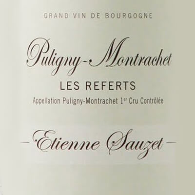 Etienne Sauzet Puligny-Montrachet 1er Cru Les Referts 2022 (6x75cl)
