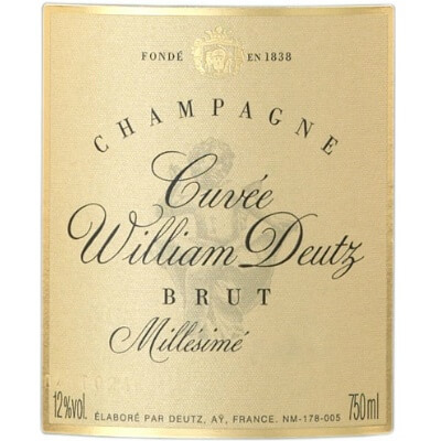 Deutz Cuvee William Deutz 2014 (6x75cl)