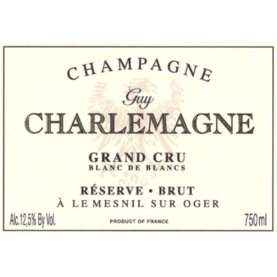 Guy Charlemagne Blanc De Blancs Reserve Brut NV (6x75cl)
