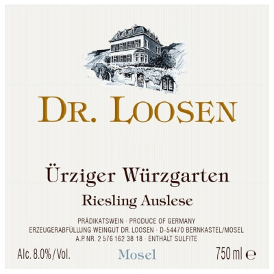 Loosen Urziger Wurzgarten Riesling Auslese 2012 (6x150cl)