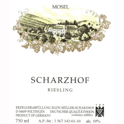 Egon Muller Scharzhof Riesling QBA 2020 (6x75cl)
