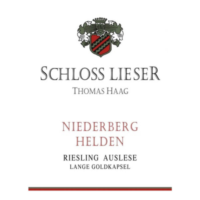 Lieser Lieser Niederberg Helden Riesling Auslese Goldkapsel 2010 (1x75cl)