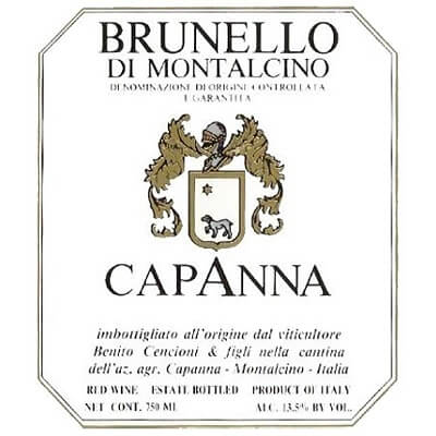 Capanna Brunello di Montalcino 2018 (6x75cl)