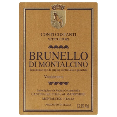 Conti Costanti Brunello di Montalcino 2019 (6x75cl)