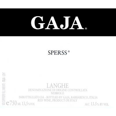 Gaja Sperss 2001 (3x75cl)