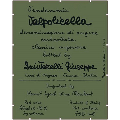 Quintarelli Valpolicella Classico Superiore 2016 (6x75cl)