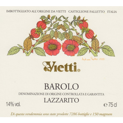 Vietti Barolo Lazzarito 2020 (1x150cl)