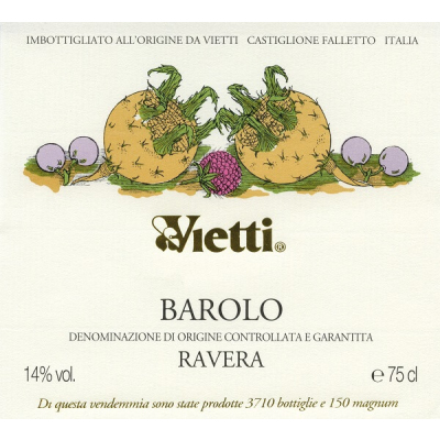 Vietti Barolo Ravera 2018 (1x75cl)