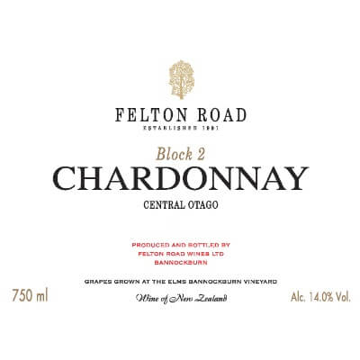 Felton Road Block 2 Chardonnay 2023 (3x75cl)