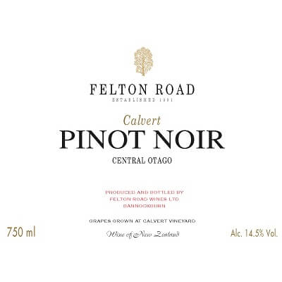 Felton Road Calvert Pinot Noir 2020 (6x75cl)