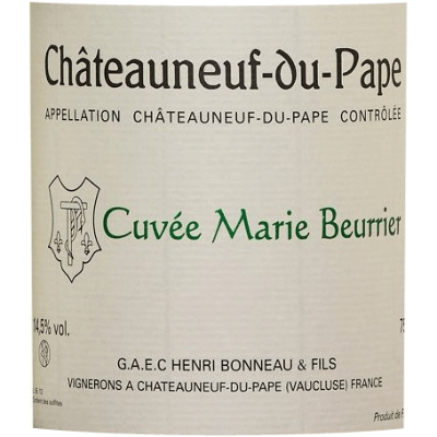 Henri Bonneau Chateauneuf-du-Pape Marie Beurrier 2003 (12x75cl)