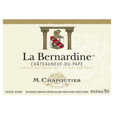 Chapouter Chateauneuf-du-Pape La Bernadine 2021 (6x75cl)