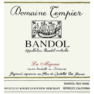 Tempier Bandol Migoua 2015 (1x75cl)