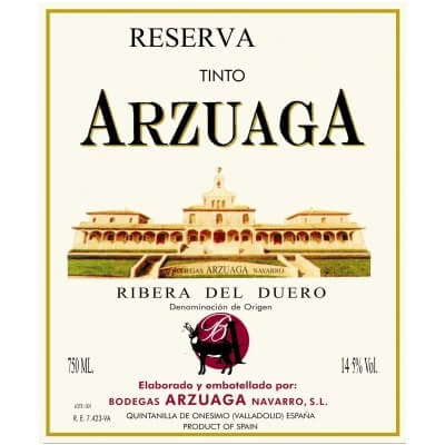 Arzuaga Ribera Duero Reserva 2019 (6x75cl)