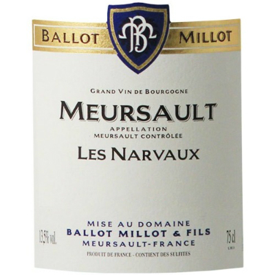 Ballot Millot Meursault Les Narvaux 2016 (6x75cl)