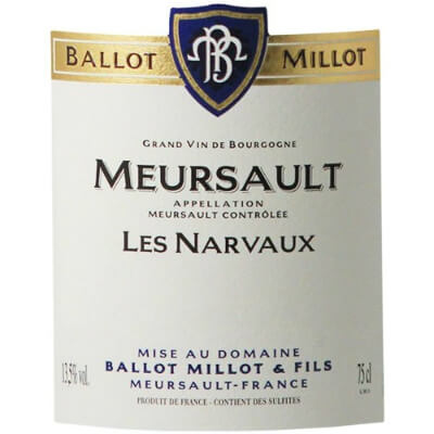 Ballot Millot Meursault Les Narvaux 2023 (6x75cl)