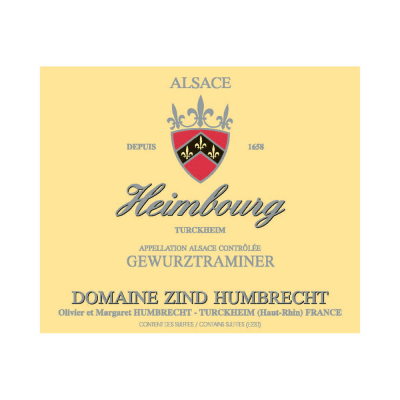 Zind Humbrecht Gewurztraminer Heimbourg 2005 (6x75cl)