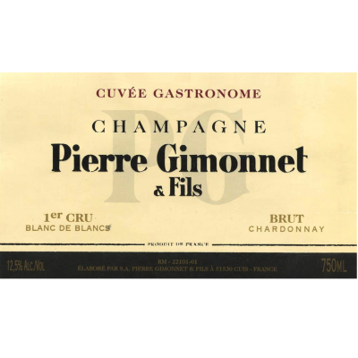Gimonnet Brut Gastronome 2016 (6x75cl)