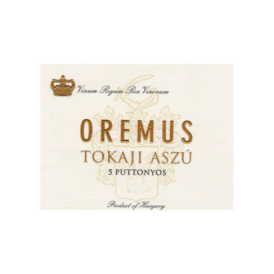 Oremus Aszu Tokaji 5 Puttonyos 2000 (3x75cl)