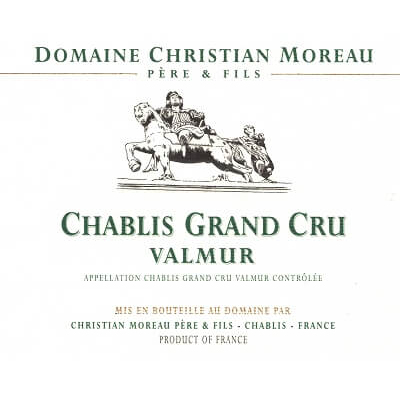 Christian Moreau Chablis Grand Cru Valmur 2015 (1x300cl)
