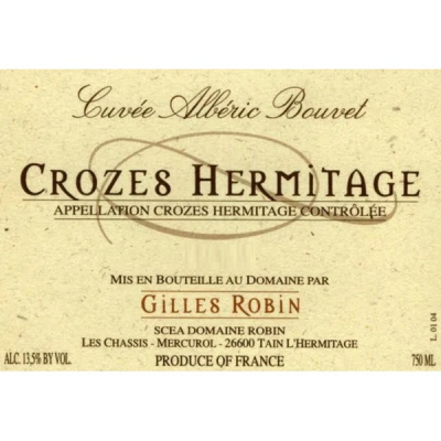 Gilles Robin Crozes Hermitage Alberic Bouvet 2015 (6x75cl)