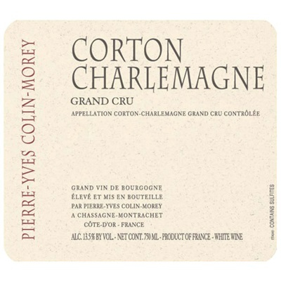 Pierre-Yves Colin-Morey Corton-Charlemagne Grand Cru 2018 (6x75cl)