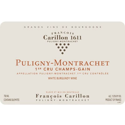 Francois Carillon Puligny-Montrachet 1er Cru Champs-Gain 2022 (6x75cl)