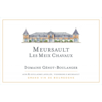 Genot-Boulanger Meursault Les Meix Chavaux 2016 (6x75cl)