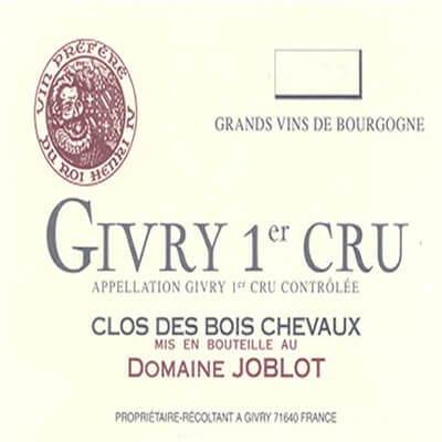 Joblot Givry 1er Cru Les Bois Chevaux 2022 (6x75cl)
