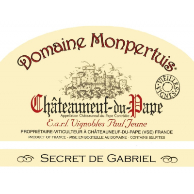 Monpertuis Chateauneuf Du Pape Secret De Gabriel 2010 (6x150cl)