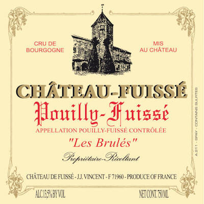 Chateau Fuisse Pouilly Fuisse Les Brules 2022 (12x75cl)
