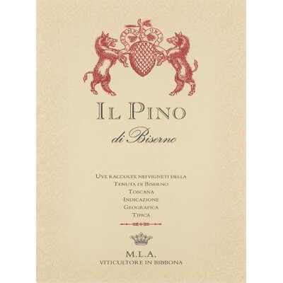 Lodovico Antinori Tenuta di Biserno Il Pino di Biserno 2016 (1x75cl)