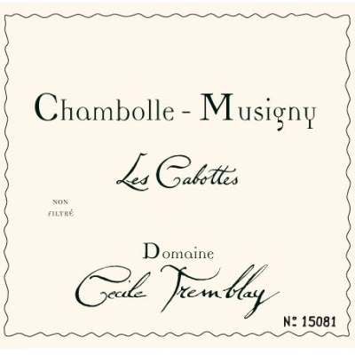 Cecile Tremblay Chambolle-Musigny Les Cabottes 2013 (6x75cl)