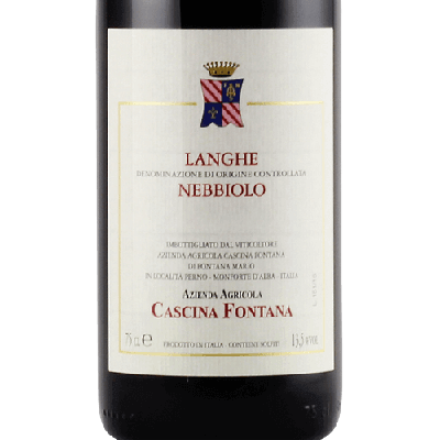 Cascina Fontana Nebbiolo delle Langhe 2022 (6x75cl)