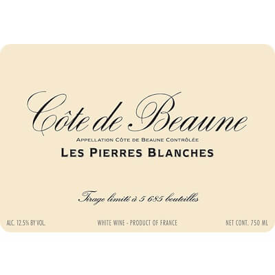 Vougeraie Cote-de-Beaune Les Pierres Blanches Rouge 2022 (6x75cl)