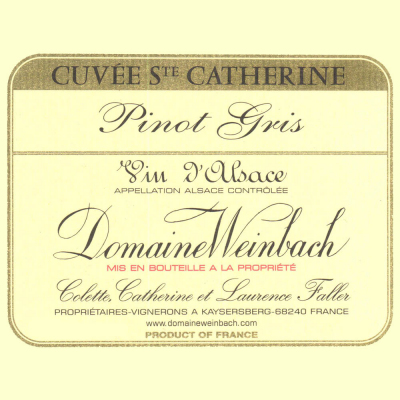 Weinbach Pinot Gris St Catherine 2019 (6x75cl)