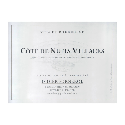 Didier Fornerol Cote-de-Nuits Villages 2018 (6x75cl)
