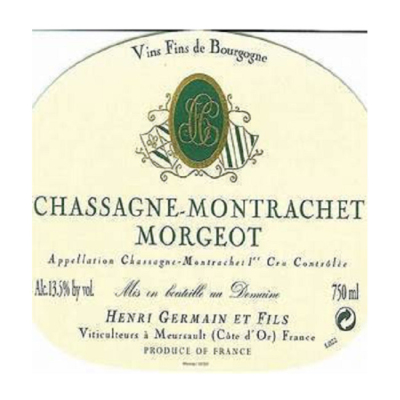 Henri Germain Chassagne-Montrachet 1e Cru Morgeot Blanc 2020 (12x75cl)