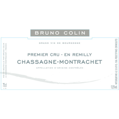 Bruno Colin Chassagne-Montrachet 1er Cru En Remilly 2023 (6x75cl)