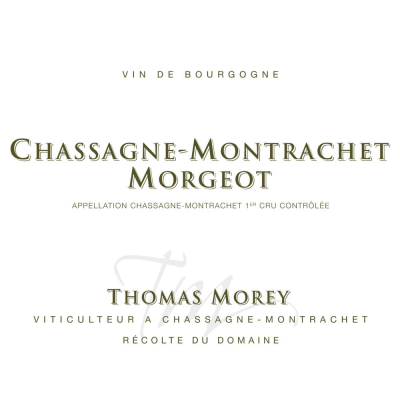 Thomas Morey Chassagne-Montrachet 1er Cru Morgeot Blanc 2021 (6x75cl)