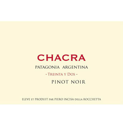 Chacra Pinot Noir Treinta y Dos 32 2021 (6x75cl)