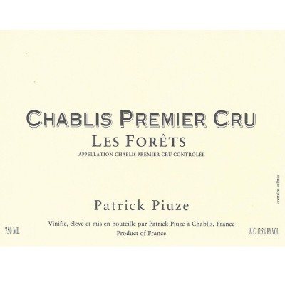 Patrick Piuze Chablis 1er Cru Les Forets 2022 (12x75cl)