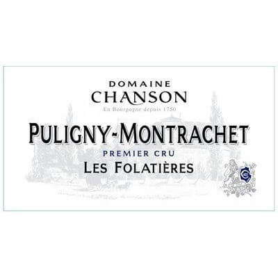 Chanson Pere et Fils Puligny Montrachet 1er Cru Les Folatieres 2022 (6x75cl)