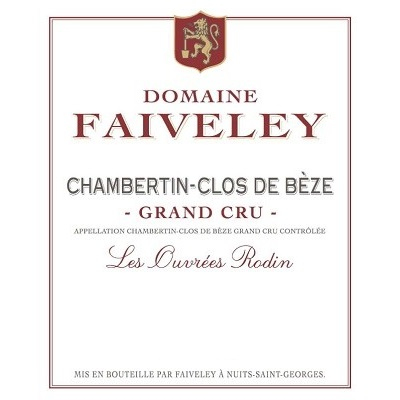 Faiveley Chambertin-Clos-de-Beze Grand Cru Les Ouvrees Rodin 2019 (1x75cl)