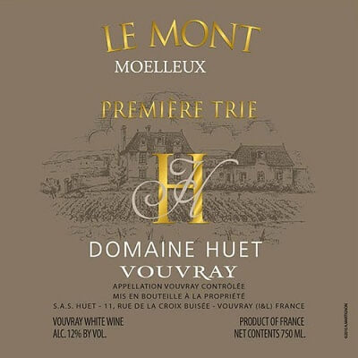 Huet Vouvray Le Mont Moelleux Premiere Trie 2018 (12x75cl)