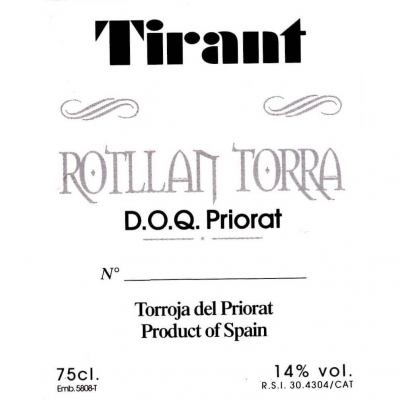 Rotllan Torra Priorat Tirant 2001 (1x75cl)