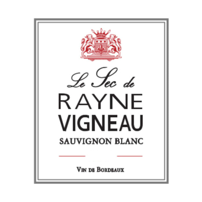 Le Sec de Rayne Vigneau Blanc 2018 (6x75cl)